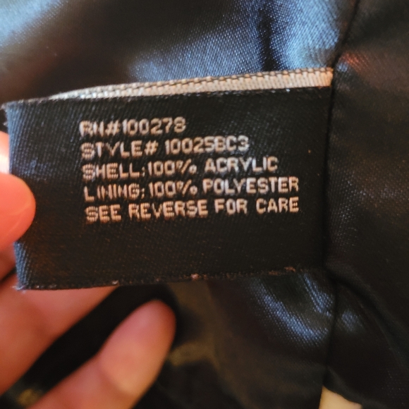 Herring Bone acrylic twill vest - Picture 6 of 8